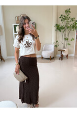 21Jewelz Aansluitende maxi rok - bruin