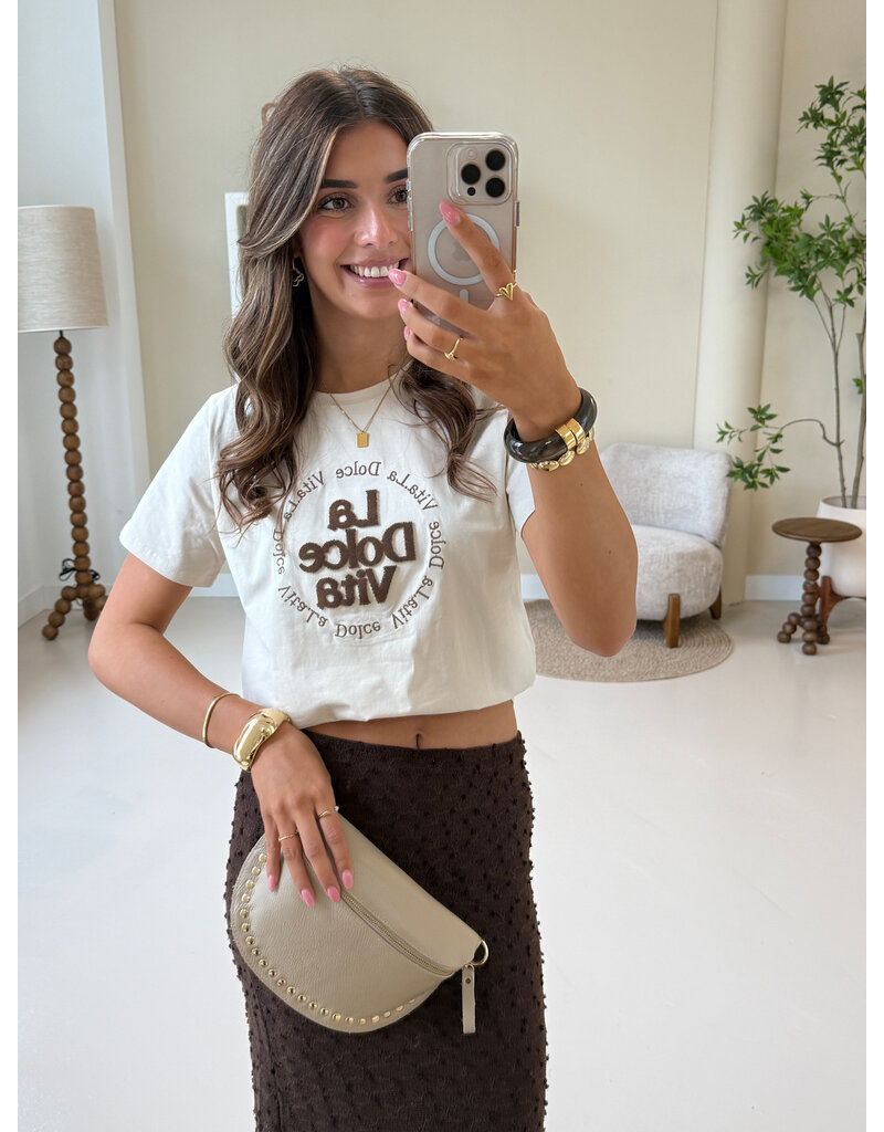 21Jewelz Aansluitende maxi rok - bruin