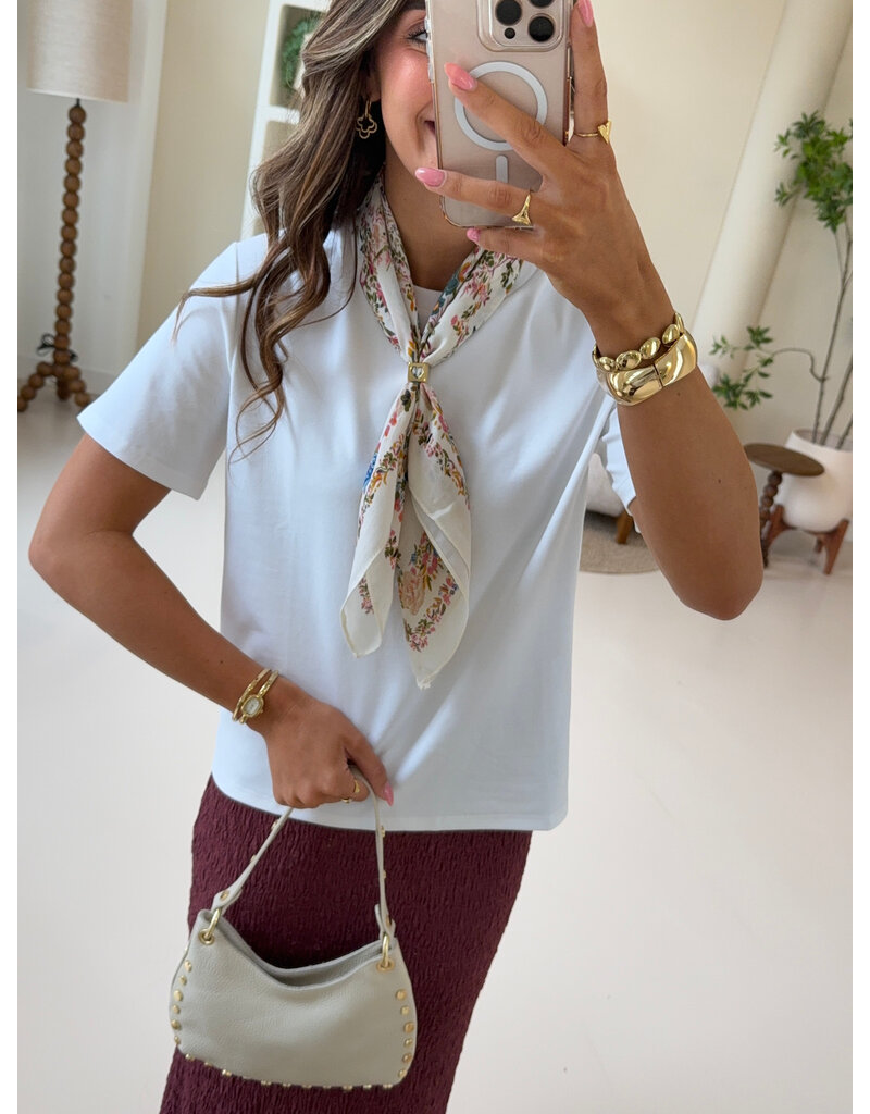 21Jewelz Effen basic t-shirt - wit