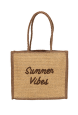 21Jewelz Rotan shopper "Summer Vibes" - bruin/camel