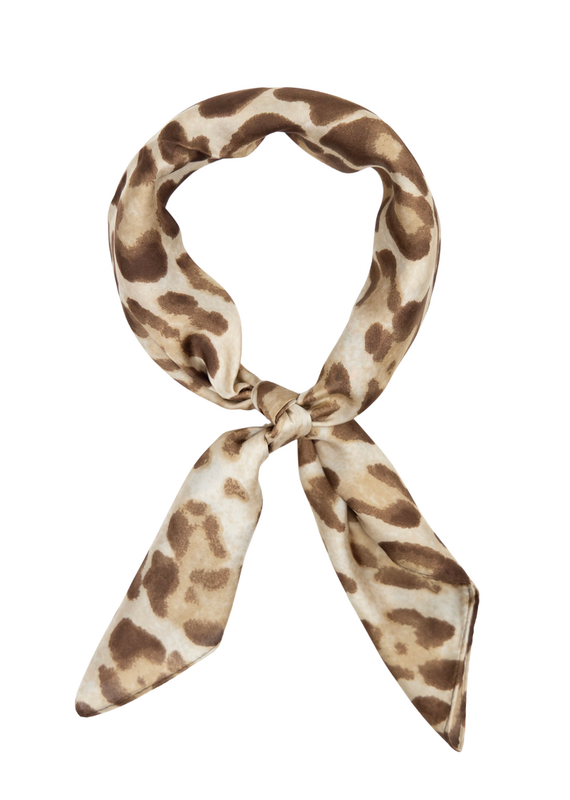 21Jewelz Sjaaltje met panterprint - camel