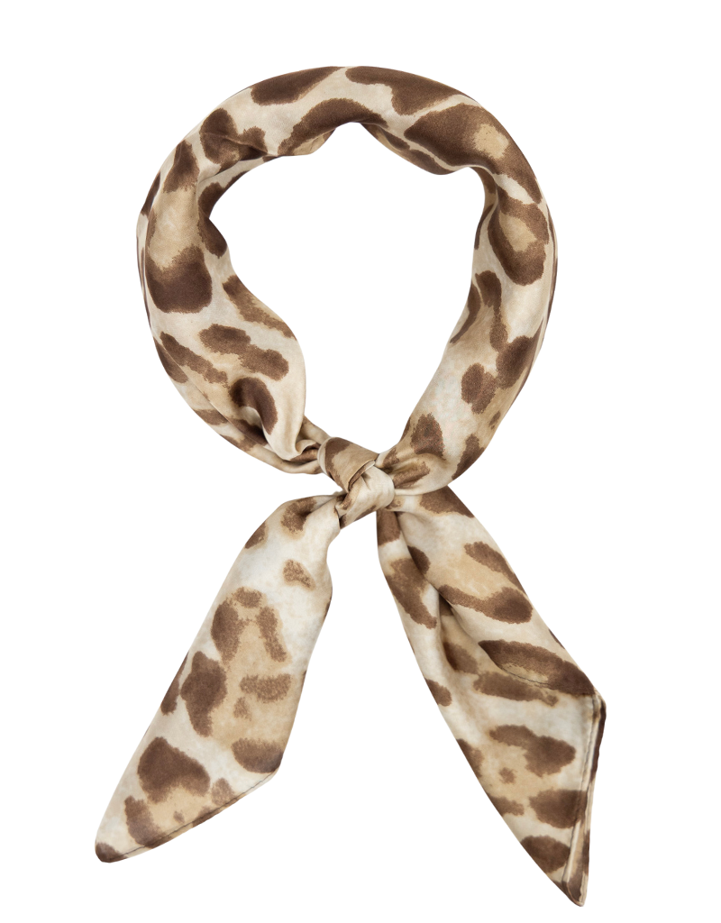 21Jewelz Sjaaltje met panterprint - camel