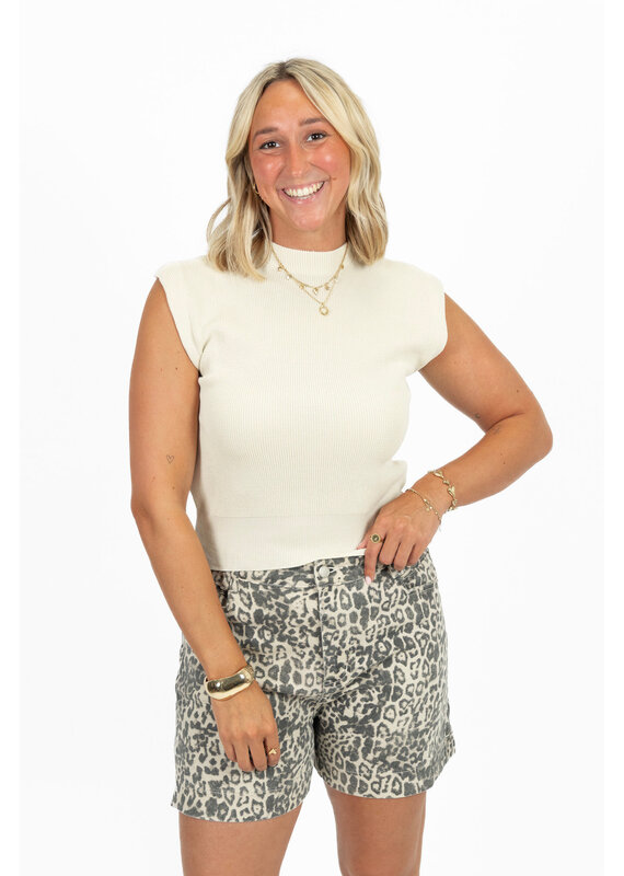21Jewelz Basic zomer top - beige