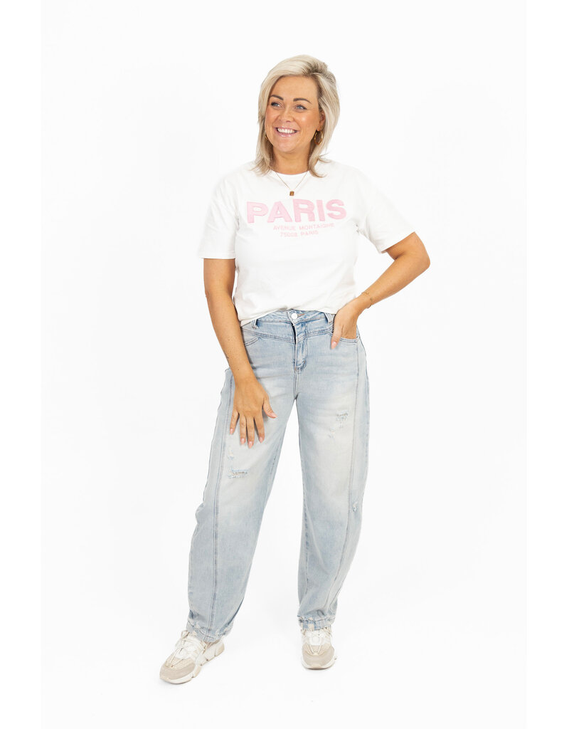 21Jewelz Destroyed balloon jeans