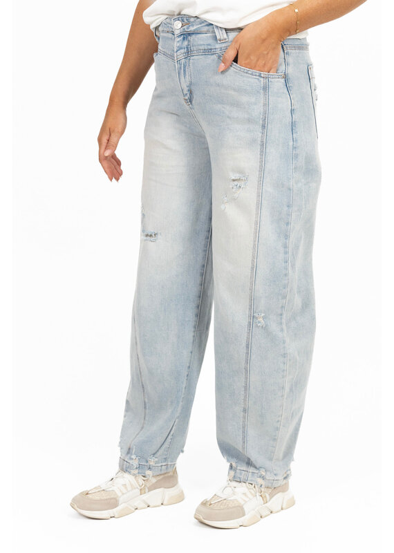 21Jewelz Destroyed balloon jeans