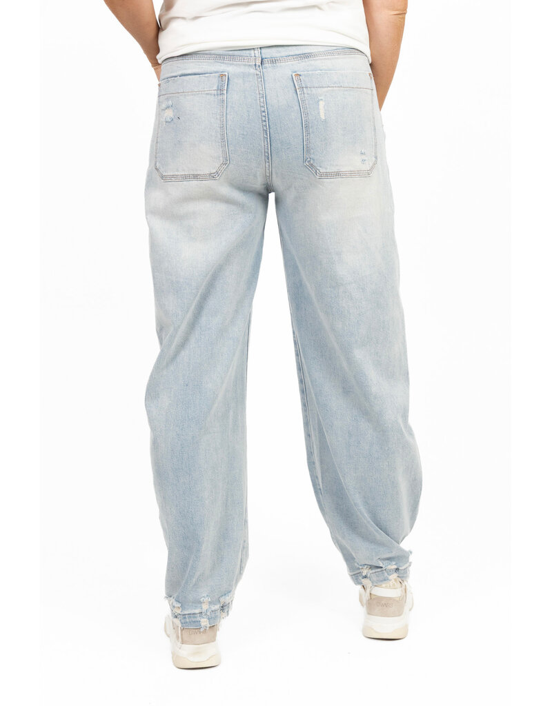 21Jewelz Destroyed balloon jeans