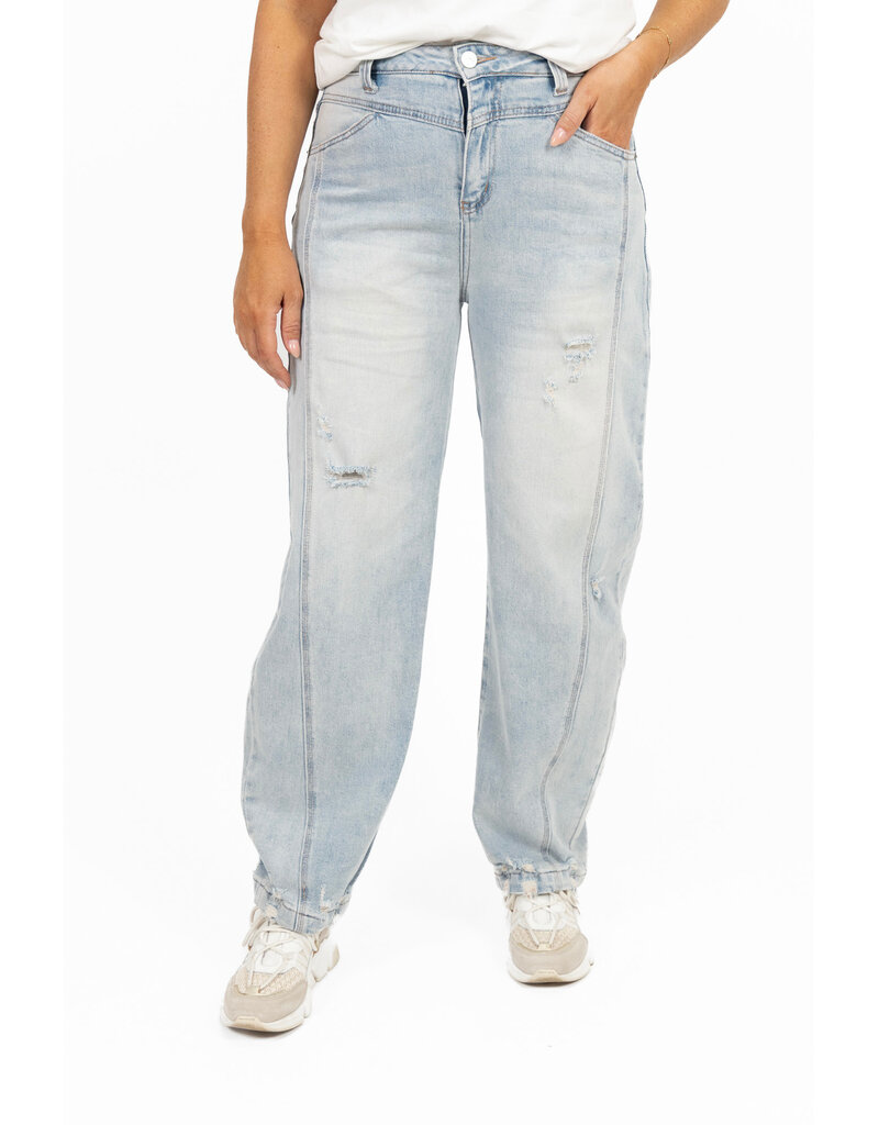 21Jewelz Destroyed balloon jeans