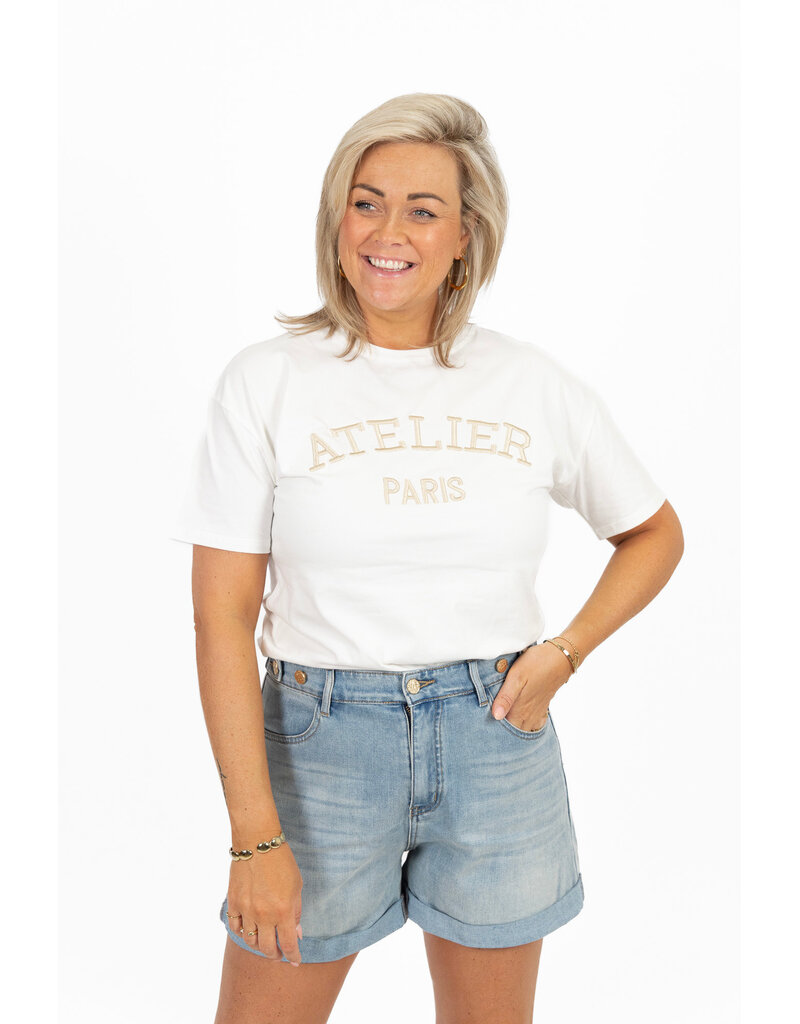 21Jewelz T-shirt Atelier - wit