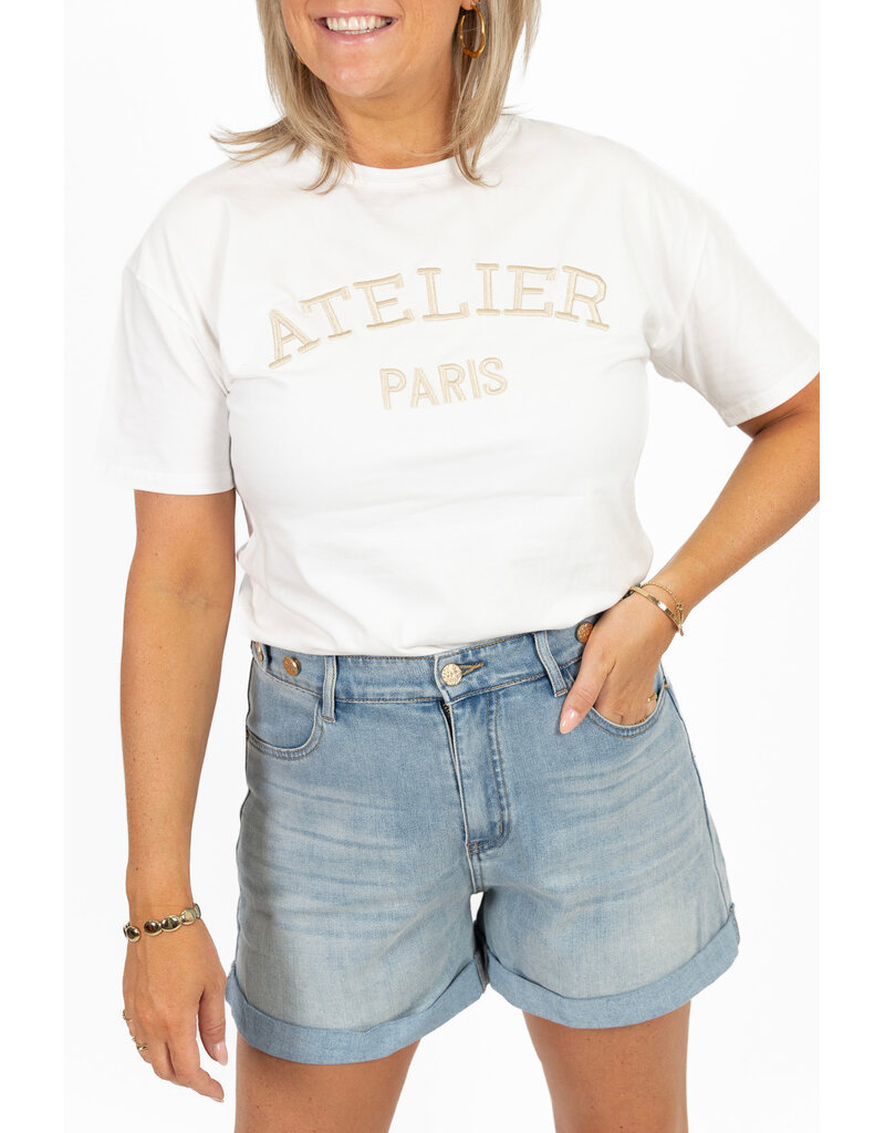 21Jewelz T-shirt Atelier - wit