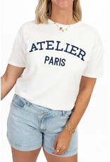 21Jewelz T-shirt Atelier - wit/donkerblauw