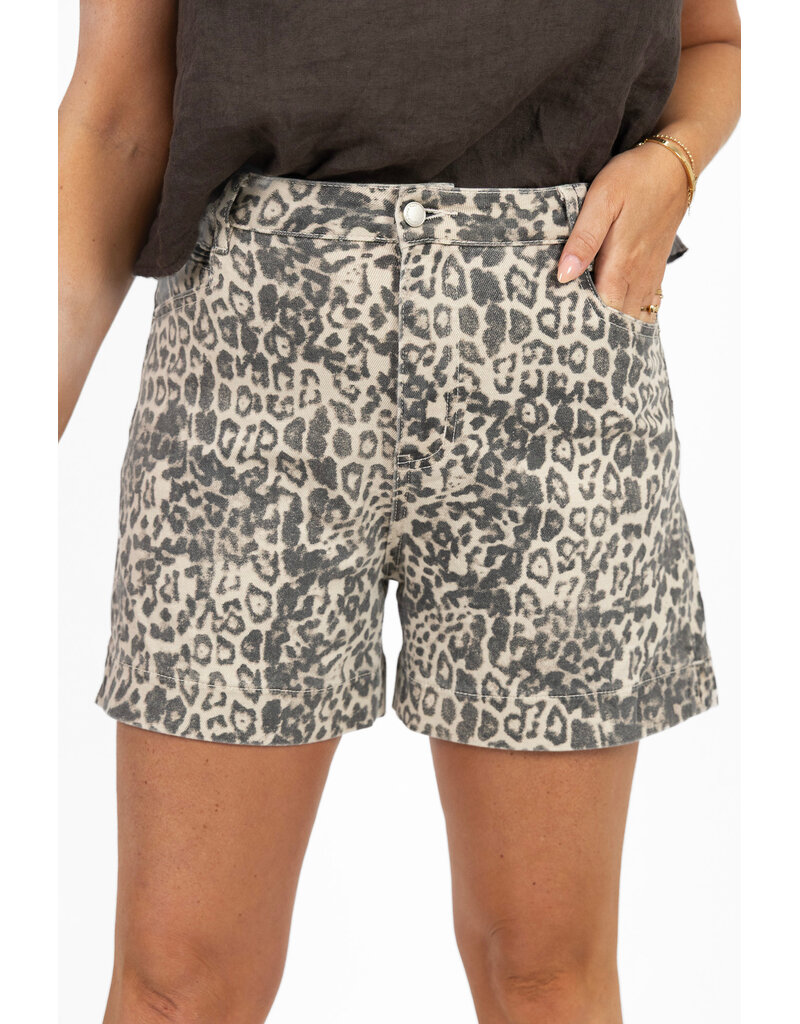 21Jewelz Jeans shortje - panterprint