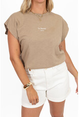 21Jewelz Mouwloze top Le Marais - taupe