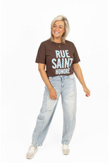 21Jewelz T-shirt ''Rue Saint Honoré '' - bruin