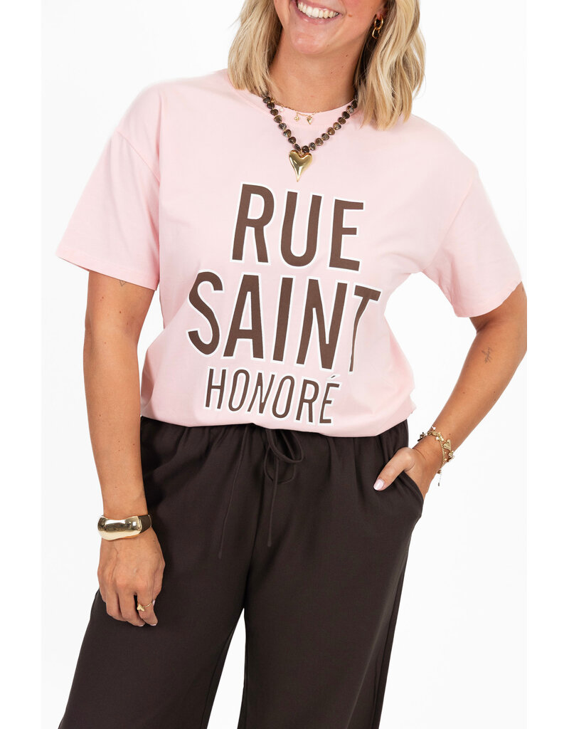 21Jewelz T-shirt ''Rue Saint Honoré '' - roze
