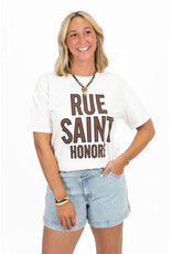 21Jewelz T-shirt ''Rue Saint Honoré '' - wit