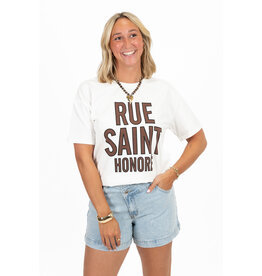 21Jewelz T-shirt ''Rue Saint Honoré '' - wit