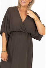 21Jewelz Losvallende zomer jurk - bruin
