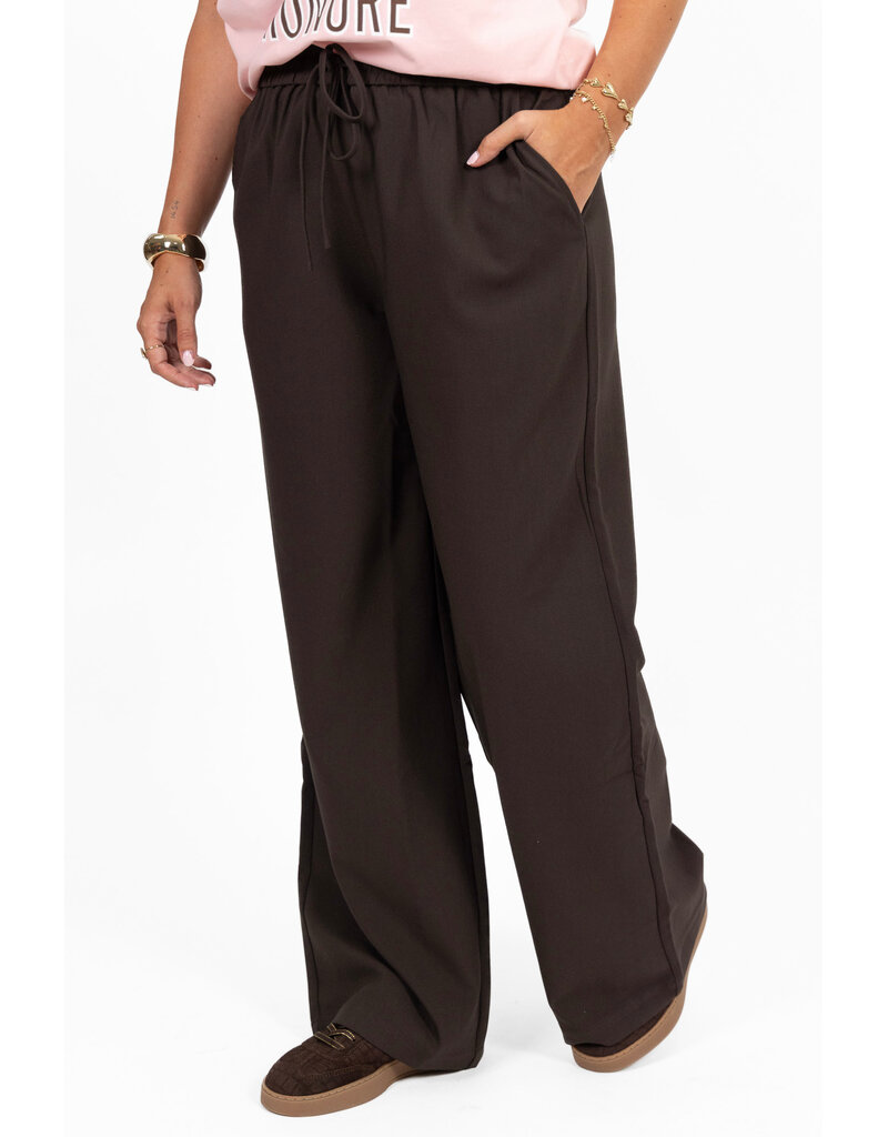 21Jewelz Effen casual jogger - bruin