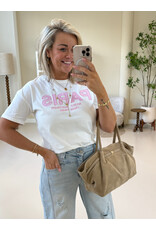 21Jewelz T-shirt Paris - wit/roze
