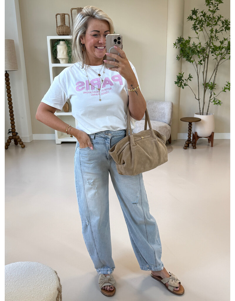 21Jewelz Destroyed balloon jeans