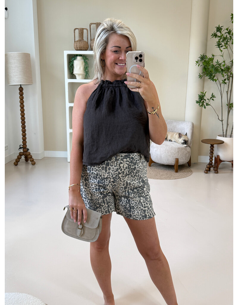 21Jewelz Jeans shortje - panterprint