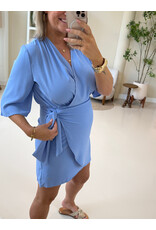 21Jewelz Jurkje met knoopdetail - blauw