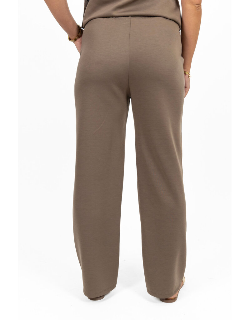 21Jewelz Co-ord set met strikdetail - taupe