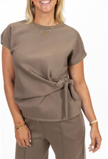 21Jewelz Co-ord set met strikdetail - taupe