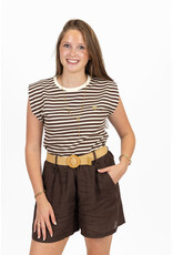 21Jewelz Shortje met riem - bruin