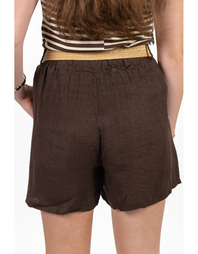 21Jewelz Shortje met riem - bruin