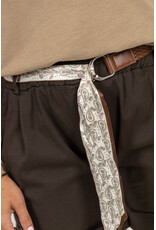 21Jewelz Short met knoopceintuur - donkerbruin