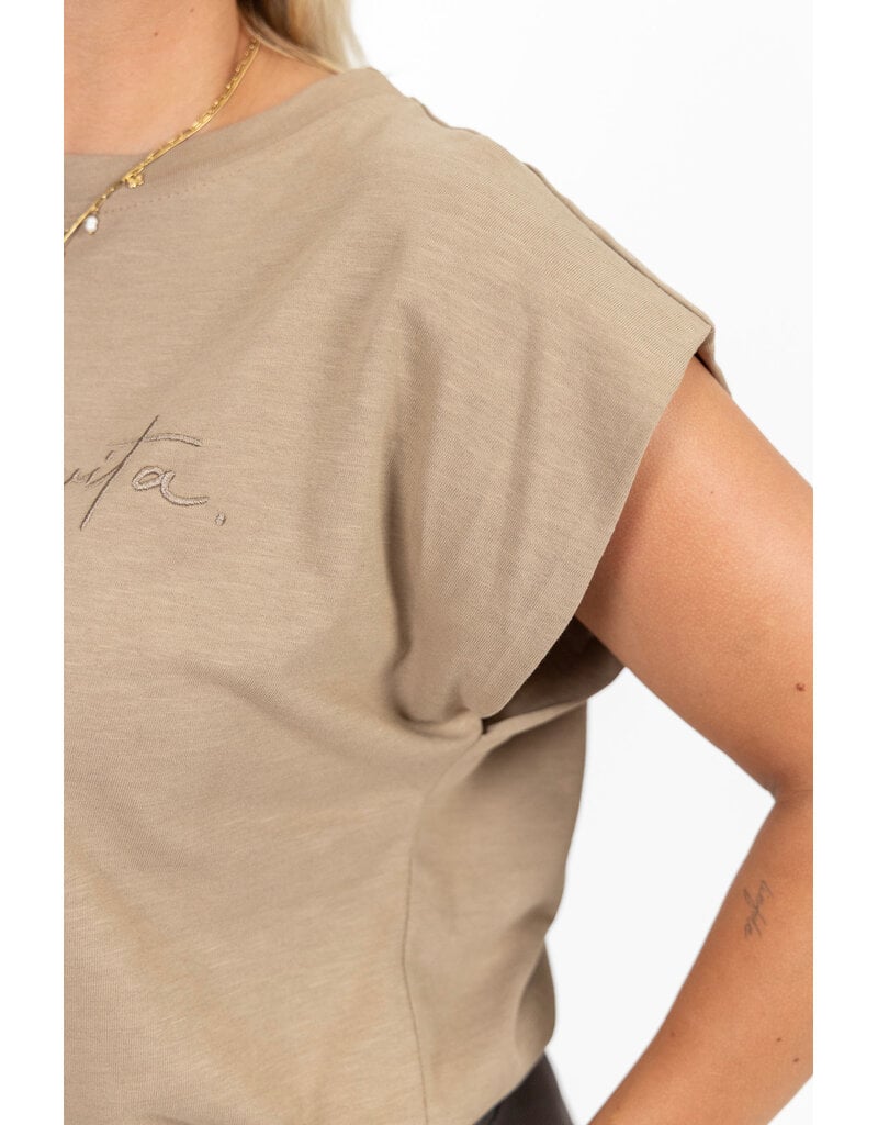 21Jewelz Top La dolce vita - beige