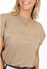 21Jewelz Top La dolce vita - beige