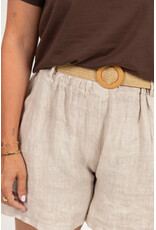 21Jewelz Shortje met riem - beige