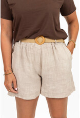 21Jewelz Shortje met riem - beige