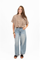 21Jewelz Wijde mom jeans - blauw