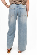 21Jewelz Wijde mom jeans - blauw