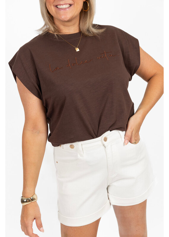 21Jewelz Top La dolce vita - bruin