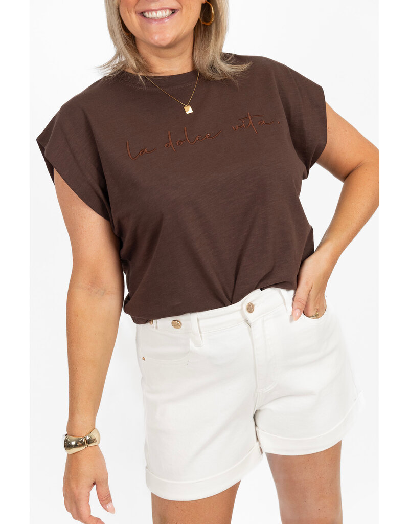 21Jewelz Top La dolce vita - bruin