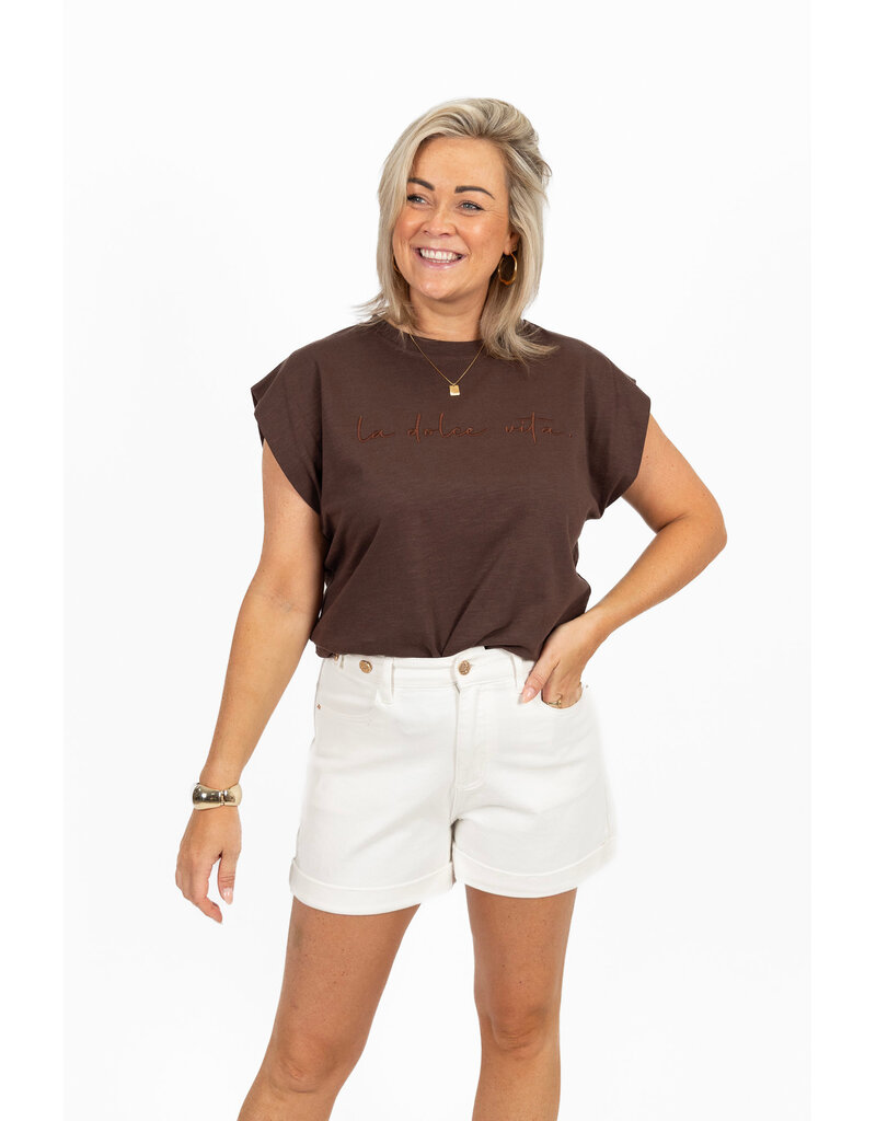 21Jewelz Top La dolce vita - bruin