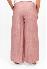 21Jewelz Effen zomer pantalon met strikceintuur - roze