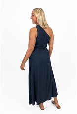 21Jewelz One shoulder jurk - donkerblauw