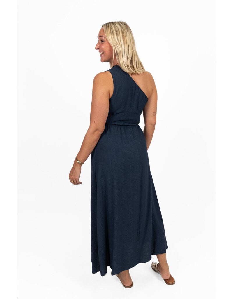 21Jewelz One shoulder jurk - donkerblauw