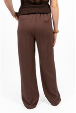 21Jewelz Effen linnen pantalon - bruin