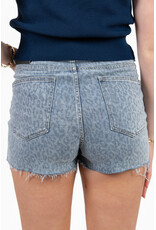 21Jewelz Denim overslag skort - panterprint