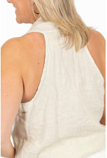 21Jewelz Linnen overslag top - beige