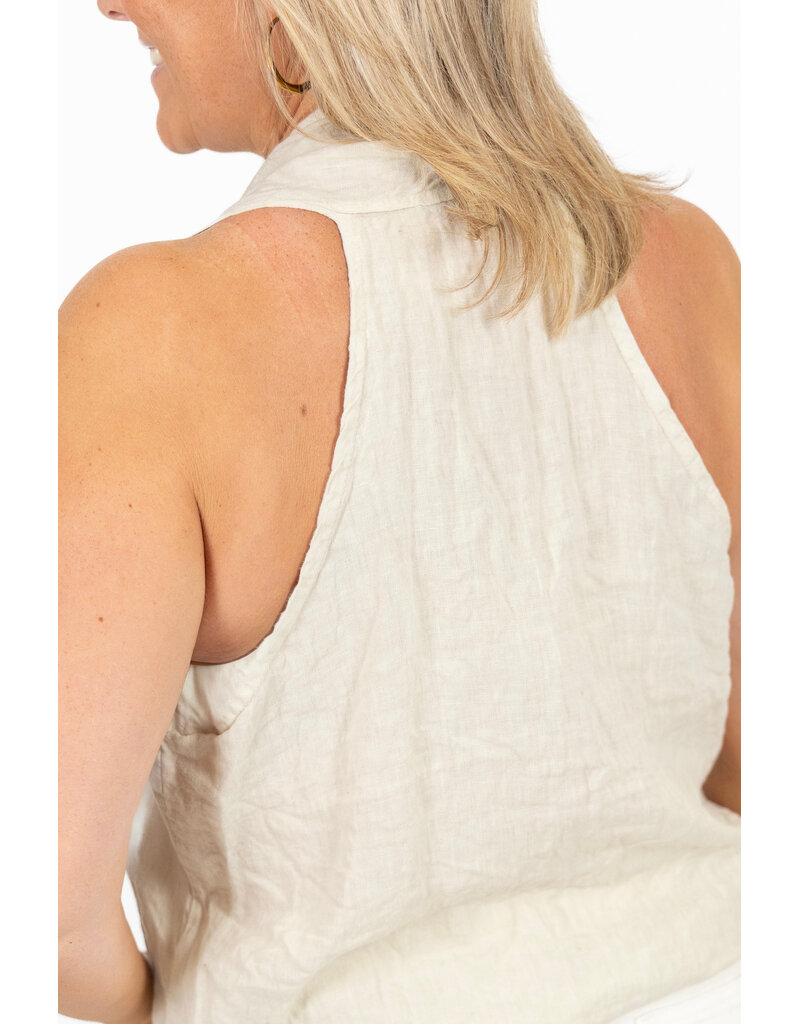 21Jewelz Linnen overslag top - beige