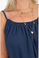 21Jewelz Mousseline zomer jurkje - donkerblauw