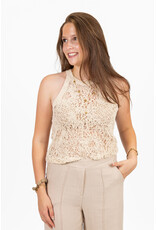 21Jewelz Crochet top - ecru