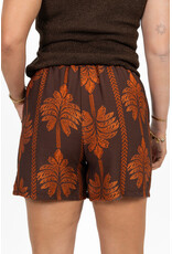 21Jewelz Short met riem & palmboomprint - bruin